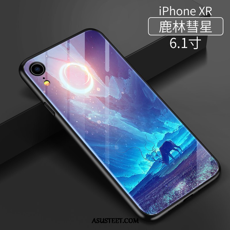 iPhone Xr Kuoret Silikoni All Inclusive Tide-brändi Suojaus Lasi