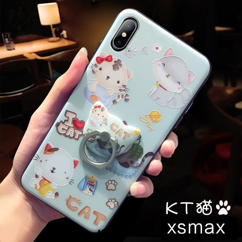 iPhone Xs Max Kuoret Kotelo Rengas Suojaus Rakastunut Ihana