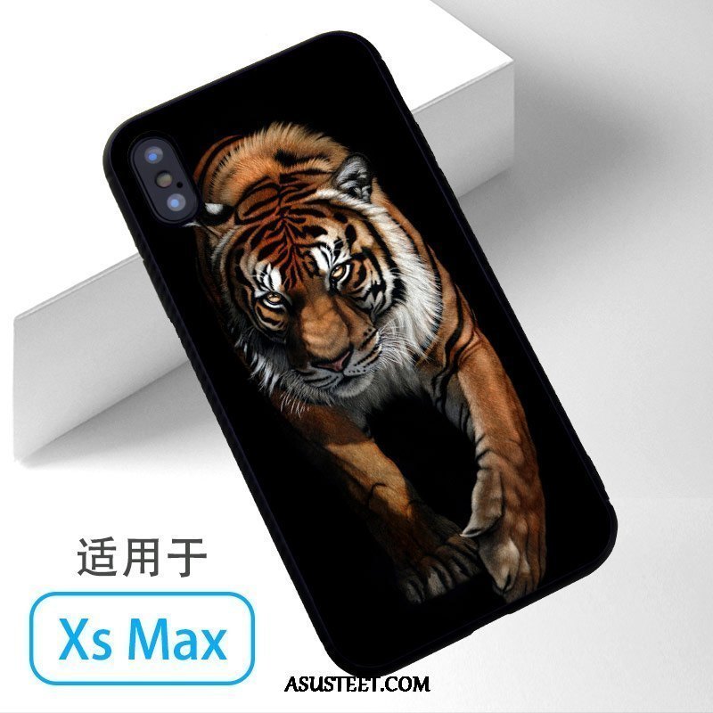 iPhone Xs Max Kuoret Kuori Tiikeri Murtumaton Puhelimen Valkoinen