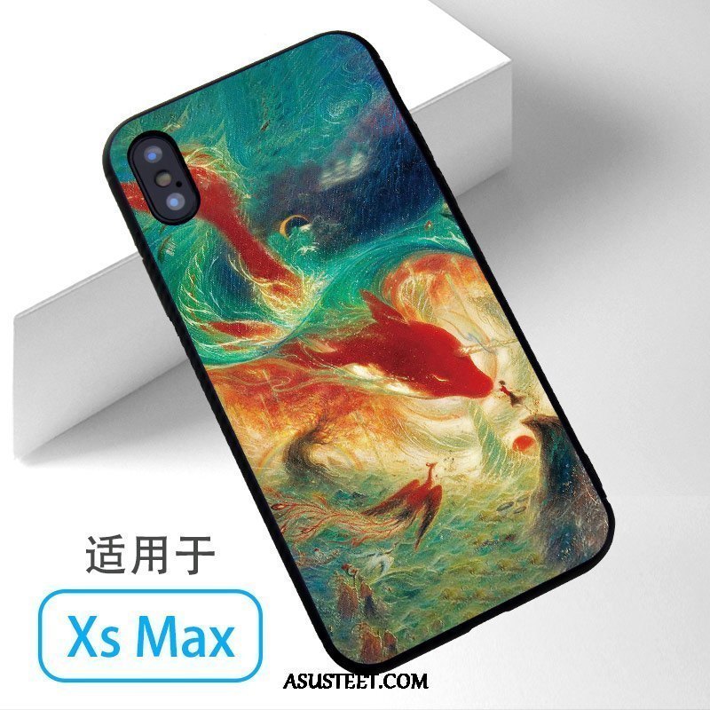 iPhone Xs Max Kuoret L Murtumaton Vihreä Kuori Rakastunut