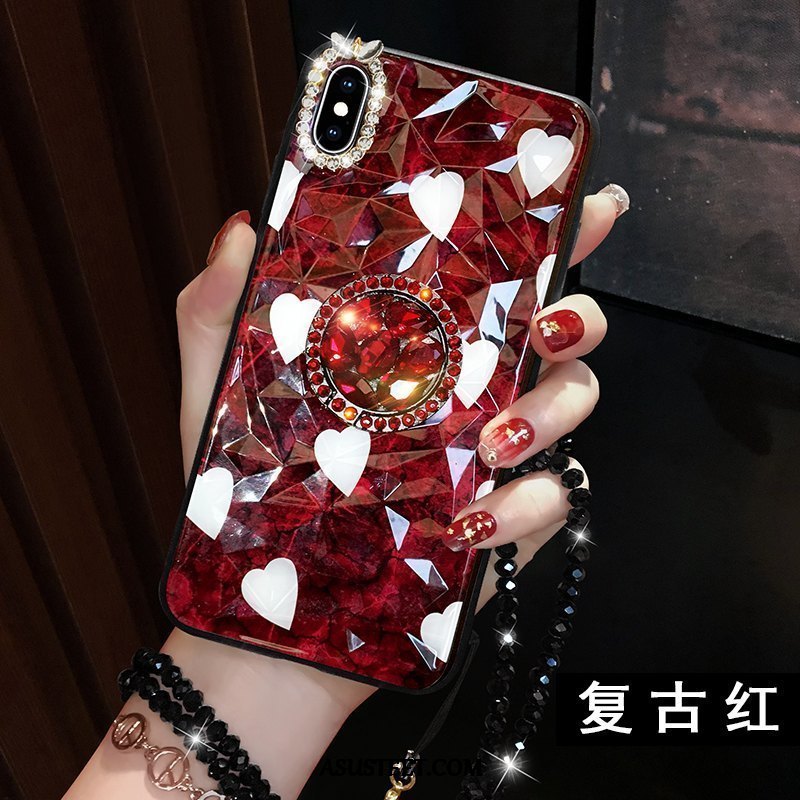 iPhone Xs Max Kuoret Ripustettavat Koristeet Rhinestone Inlay Rakkaus All Inclusive Kuori