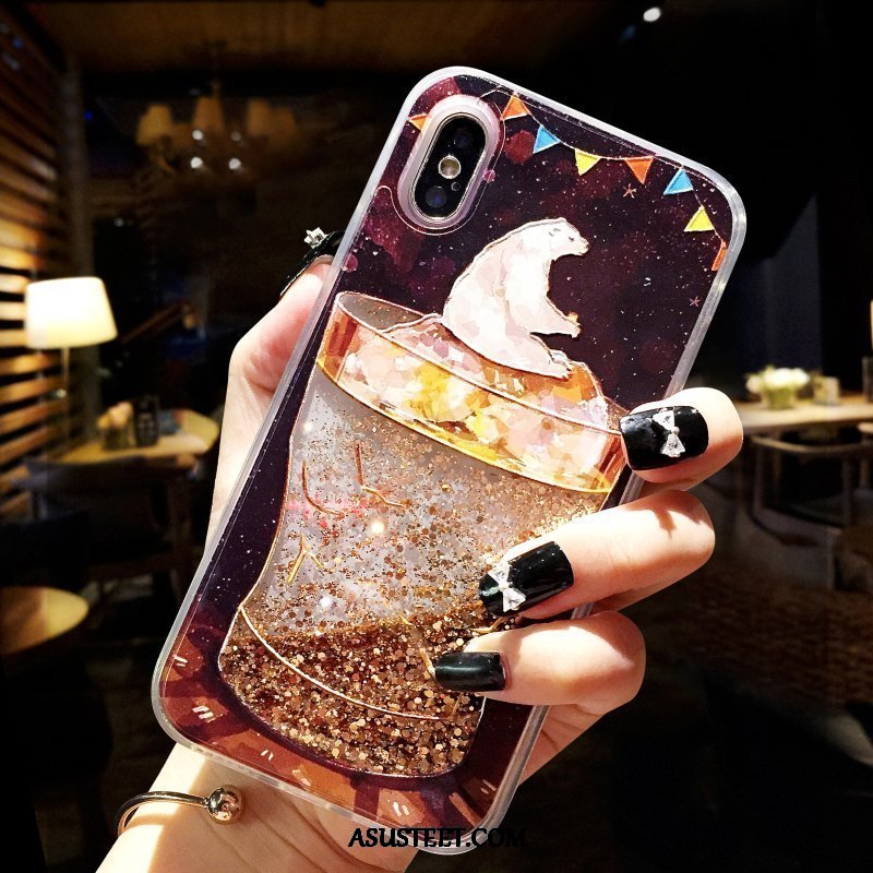 iPhone Xs Max Kuori Kuoret Luova Sarjakuva Juoksuhiekka All Inclusive Ihana