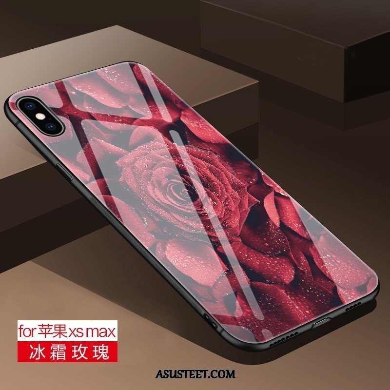 iPhone Xs Max Kuori Kuoret Murtumaton Lasi Puhelimen Sininen Kotelo