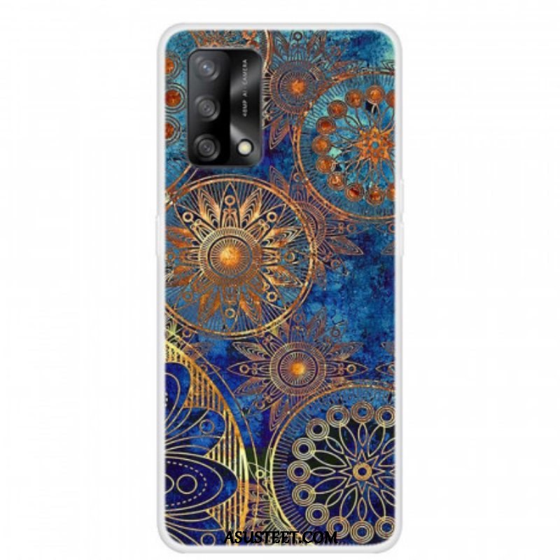 Case Oppo A74 4G Mandala Suunnittelu