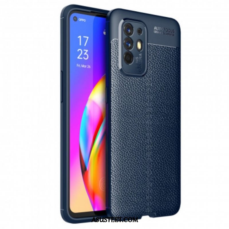 Case Oppo A94 5G Litchi-nahkaefekti