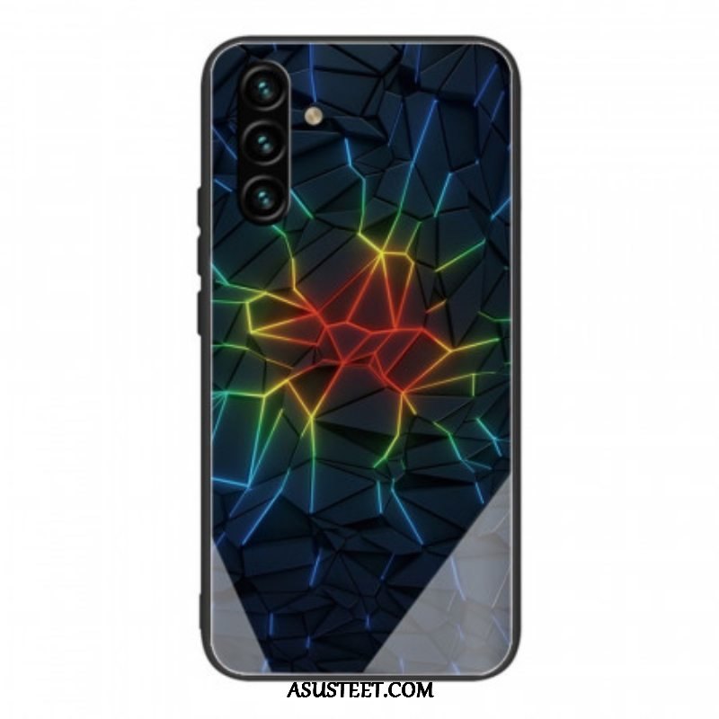 Case Samsung Galaxy A13 5G / A04s Geometria Karkaistu Lasi