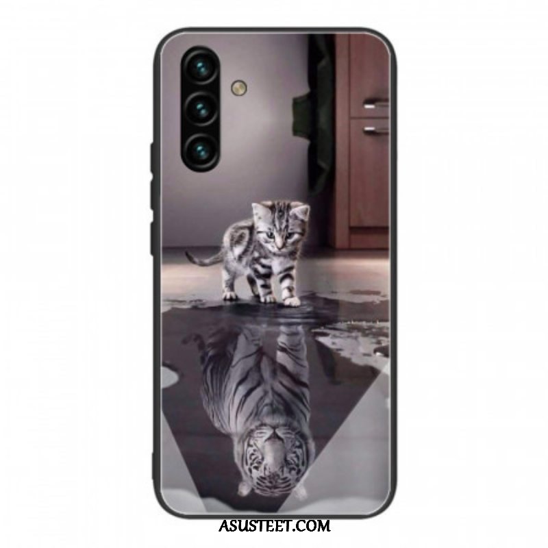 Case Samsung Galaxy A13 5G / A04s Karkaistu Lasi Ernest Tiikeri