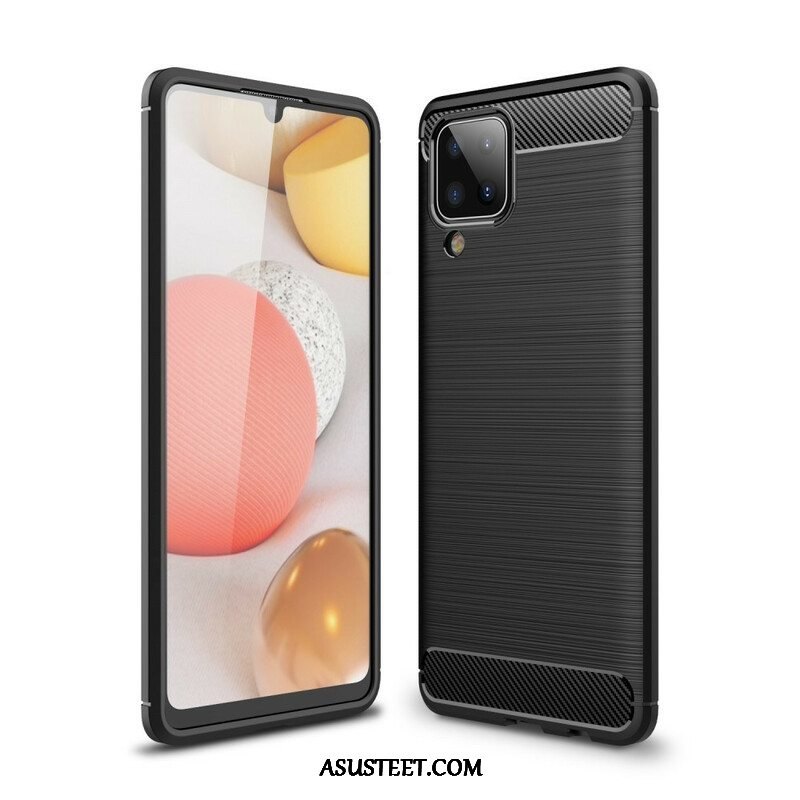 Case Samsung Galaxy M12 / A12 Harjattua Hiilikuitua