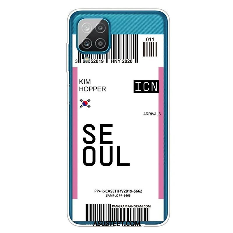 Case Samsung Galaxy M12 / A12 Soul Boarding Pass