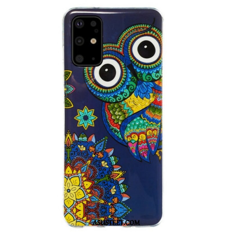 Case Samsung Galaxy S20 Plus / S20 Plus 5G Fluoresoiva Pöllön Mandala