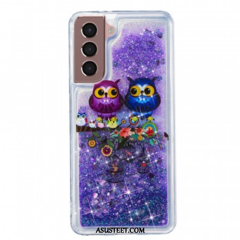 Case Samsung Galaxy S22 5G Kimaltelevat Pöllöt