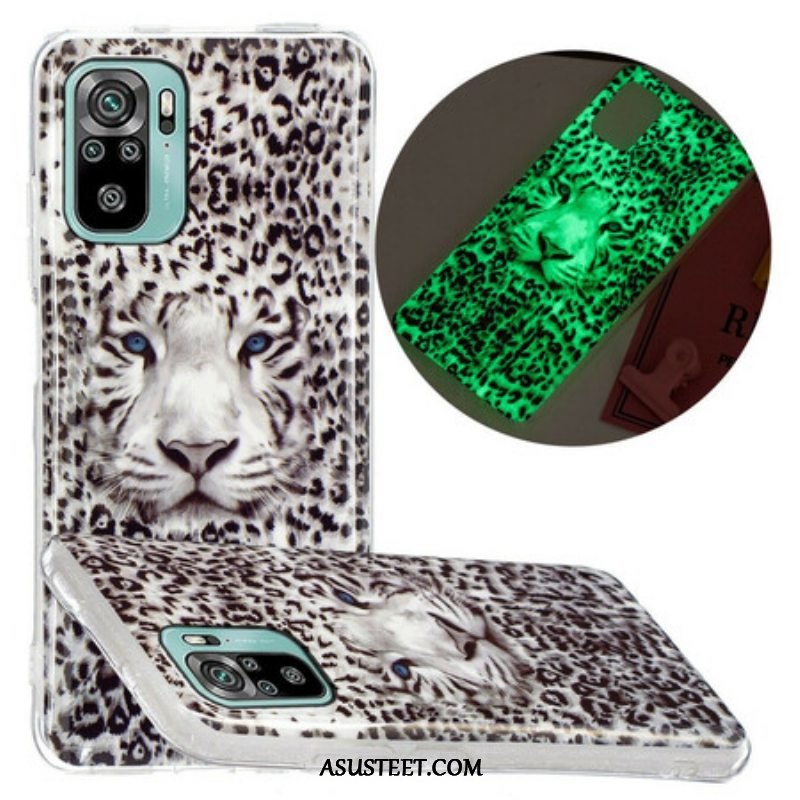 Case Xiaomi Redmi Note 10 / 10S Fluoresoiva Leopard