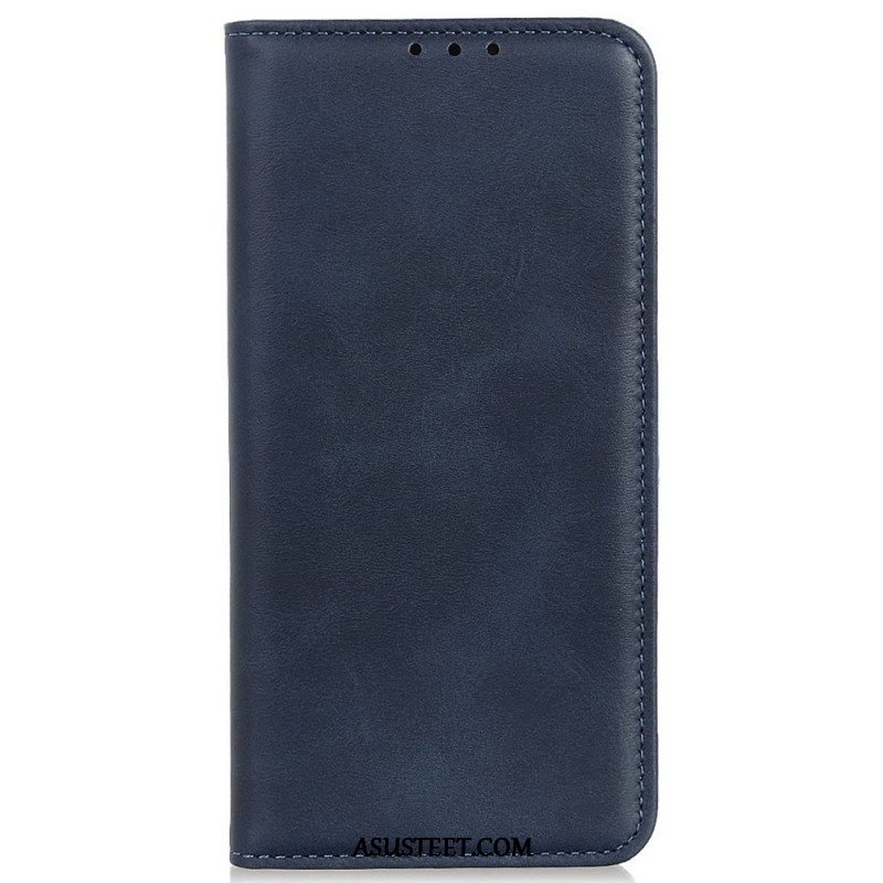 Flip Case OnePlus Nord 2T 5G Halkaistu Nahka