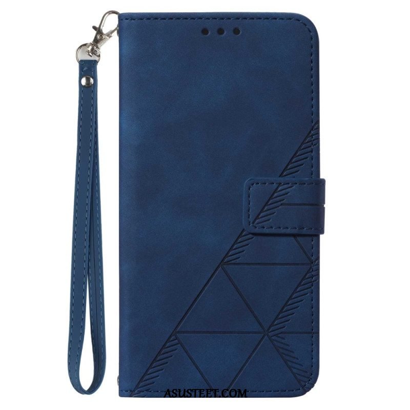 Flip Case OnePlus Nord CE 3 Lite 5G Suojaketju Kuori Hihnan Kolmiot