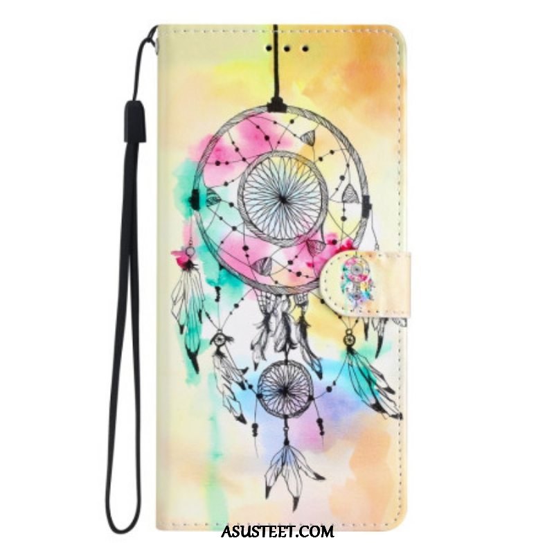 Flip Case Oppo Reno 8 Pro Suojaketju Kuori Hihna Dream Catcher