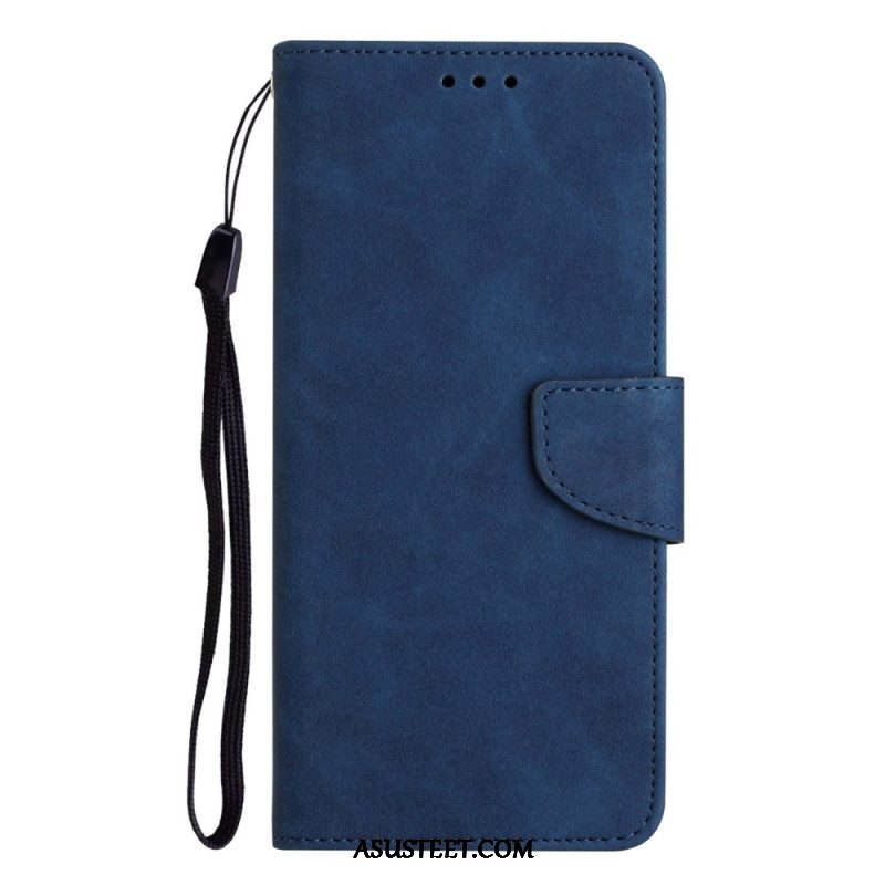 Flip Case Samsung Galaxy A13 Suojaketju Kuori Strappy Vintage Style