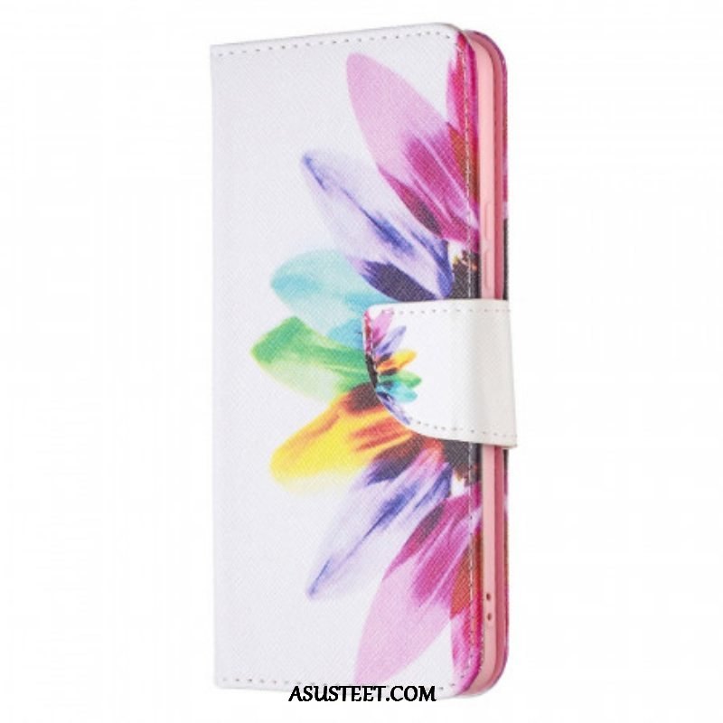 Flip Case Samsung Galaxy A53 5G Akvarelli Kukka