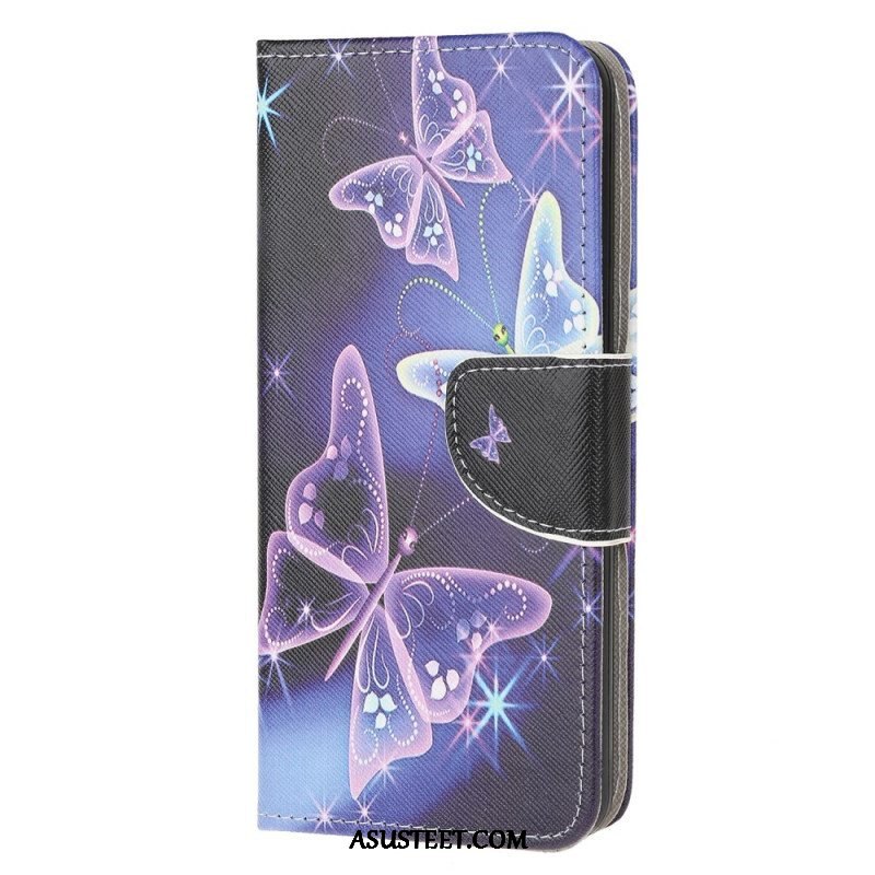 Flip Case Samsung Galaxy M32 Suvereenit Perhoset