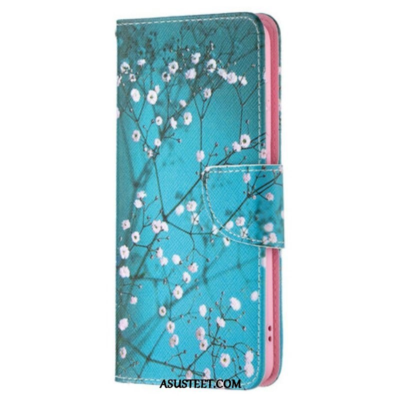 Flip Case Samsung Galaxy S21 FE Kukkapuu