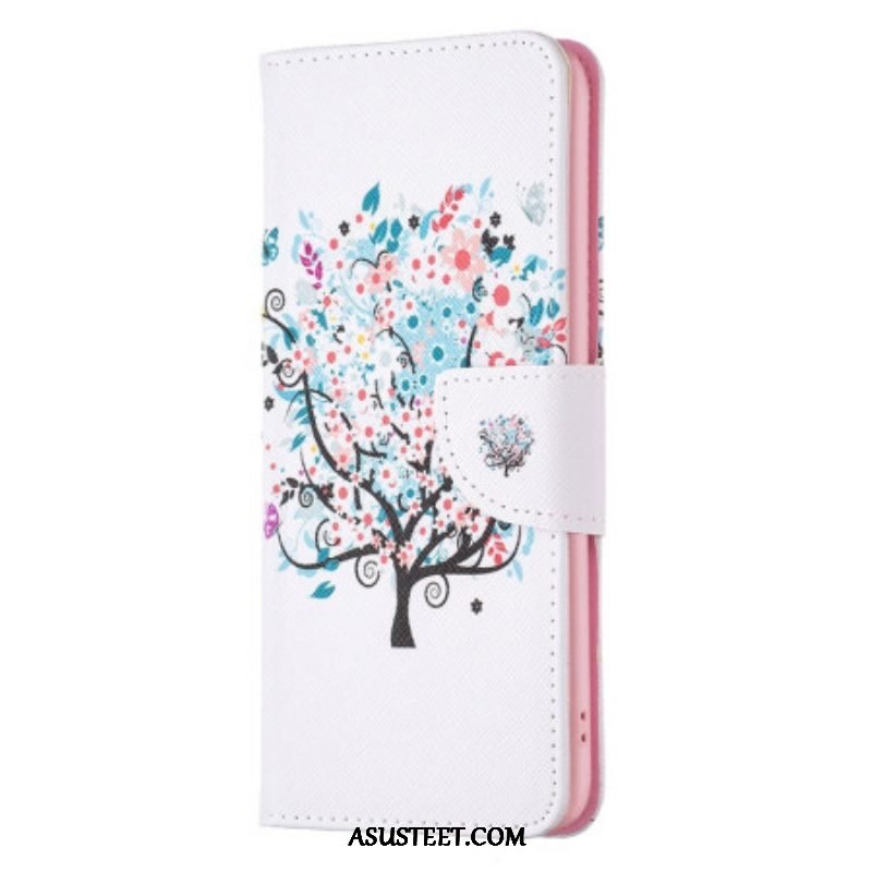 Flip Case Samsung Galaxy S23 5G Kukkiva Puu