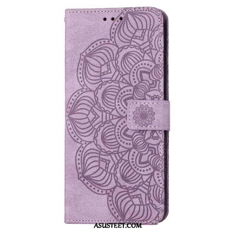 Flip Case Samsung Galaxy S23 Plus 5G Suojaketju Kuori Strappy Mandala