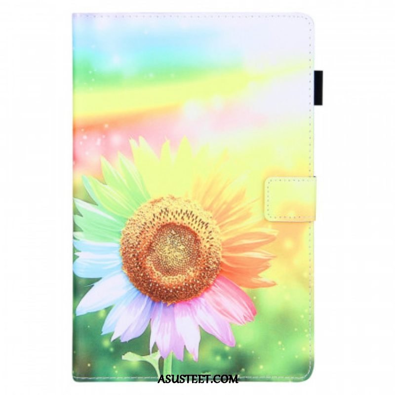 Flip Case Samsung Galaxy Tab A8 (2021) Kukkia Auringossa