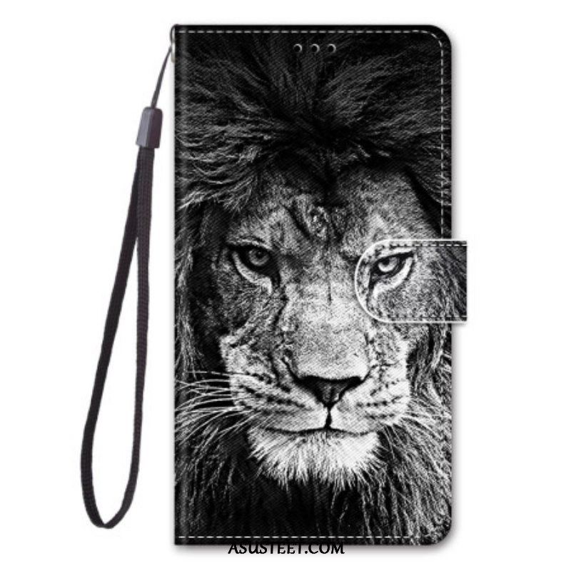 Flip Case Xiaomi 13 Pro Suojaketju Kuori Lanyard Lion