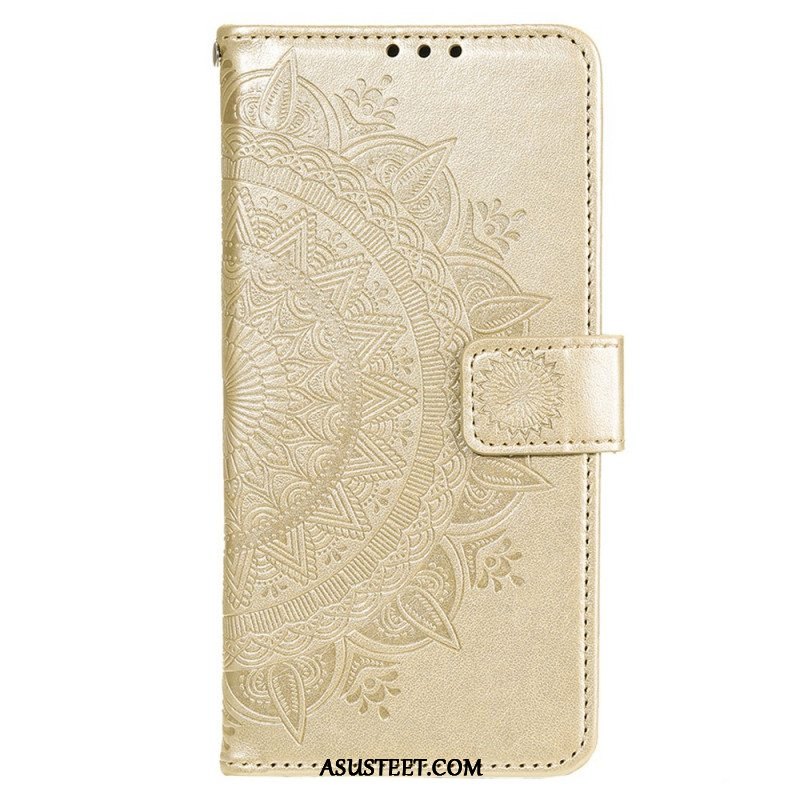 Flip Case Xiaomi Redmi Note 11 / 11S Auringon Mandala