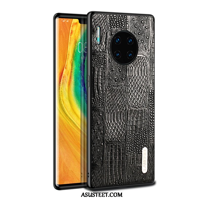 Huawei Mate 30 Kuoret Nahka Suuri Suojaus Puhelimen Ylellisyys