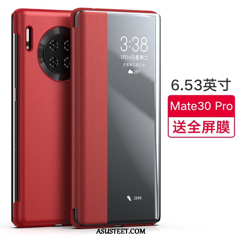 Huawei Mate 30 Pro Kuoret Punainen Puhelimen Kuori Murtumaton Ultra