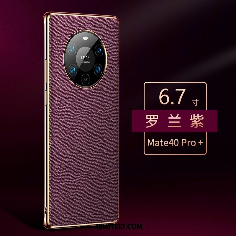 Huawei Mate 40 Pro+ Kuoret Ylellisyys Murtumaton Violetti Suojaus Kotelo