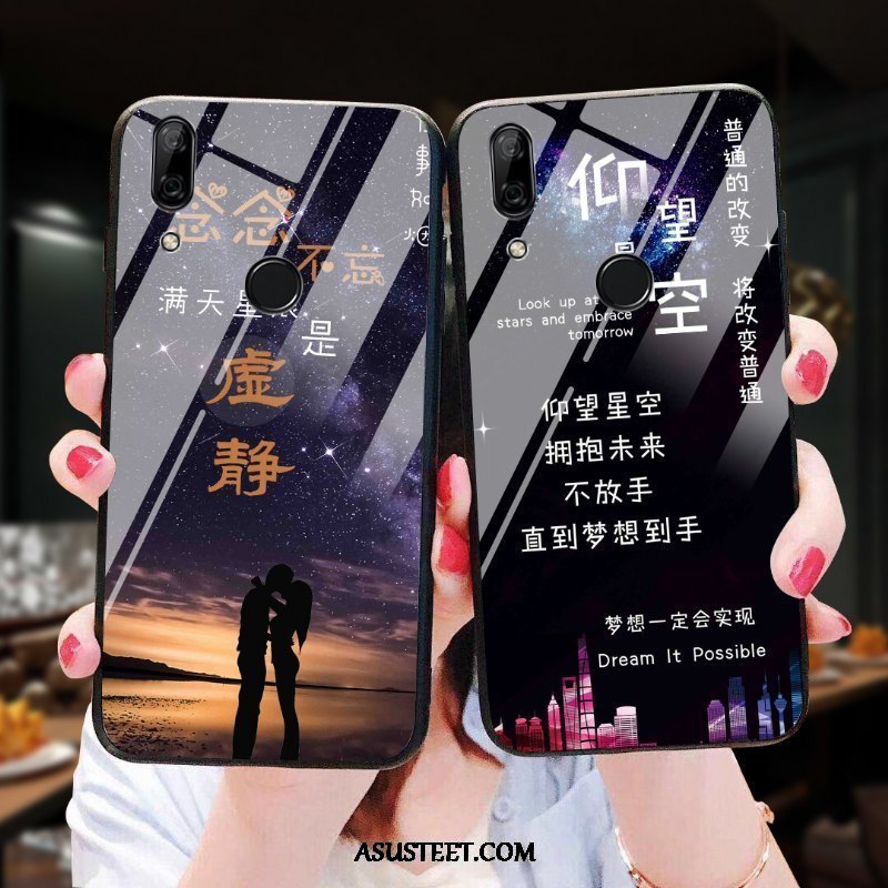 Huawei P Smart Z Kuoret Silikoni Puhelimen Ihana Lasi Persoonallisuus