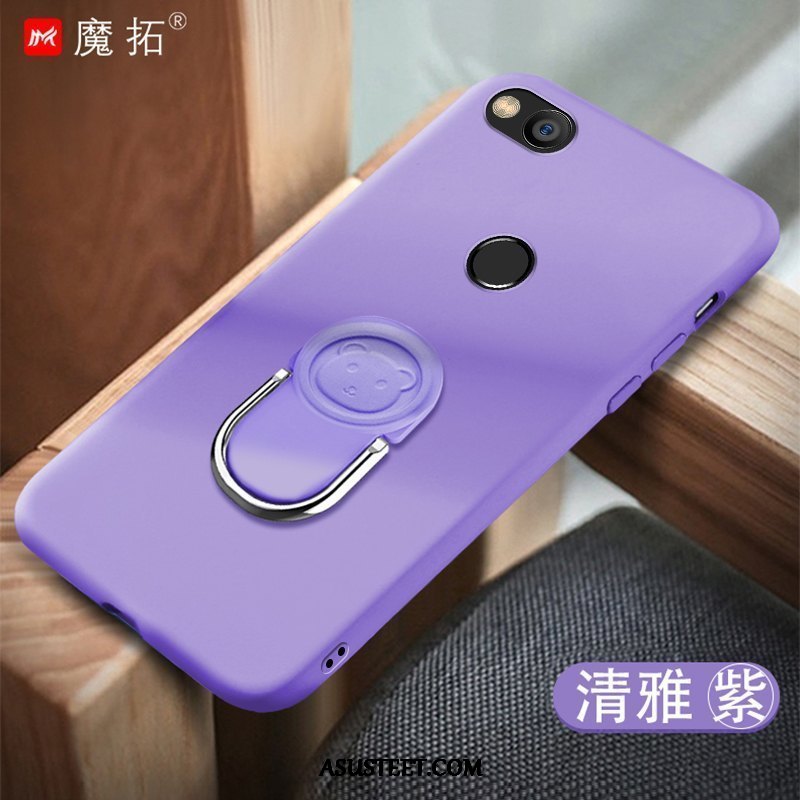 Huawei P8 Lite 2017 Kuoret Ohut Murtumaton Violetti Silikoni Pehmeä Neste