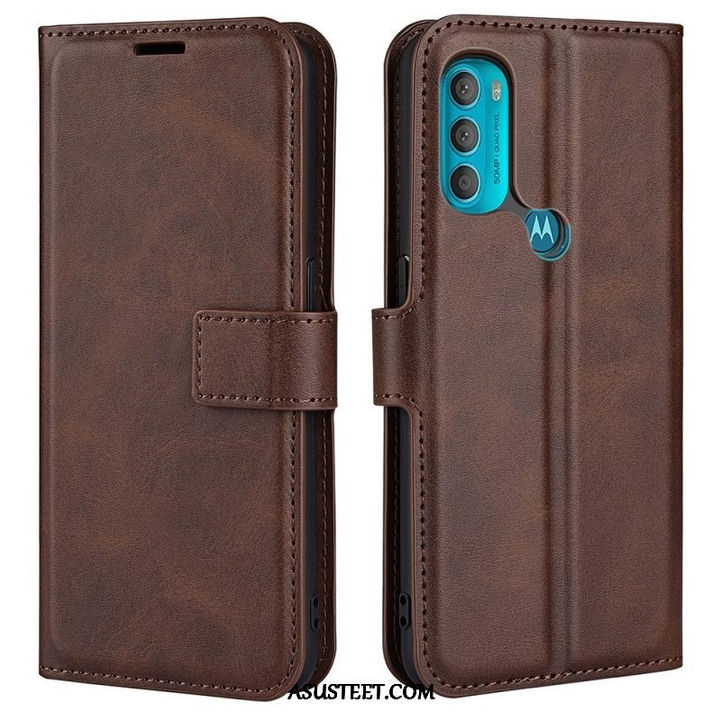 Kotelot Moto G71 5G Ohut Extreme Leather -efekti