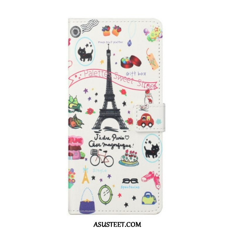 Kotelot OnePlus Nord 2 5G Rakastan Pariisia