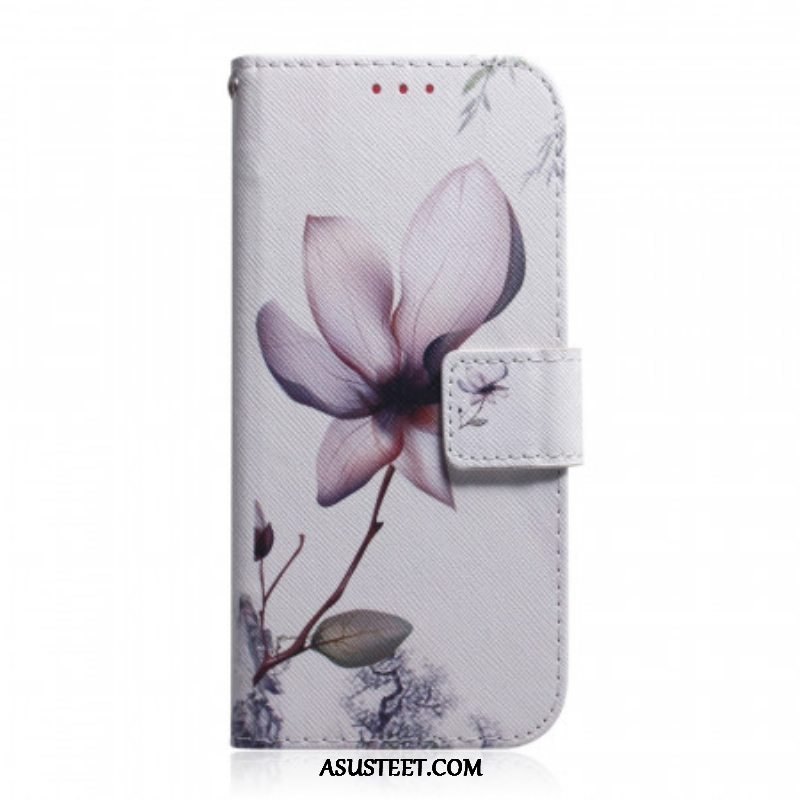 Kotelot Samsung Galaxy M32 Flower Dusty Pink