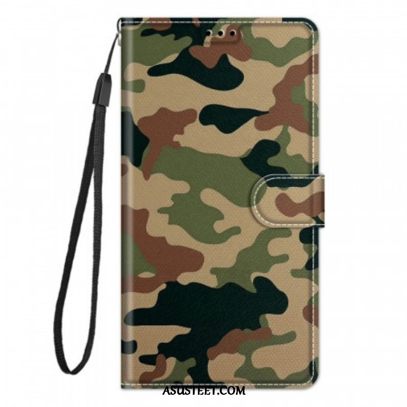 Kotelot Samsung Galaxy M53 5G Suojaketju Kuori Strappy Camo