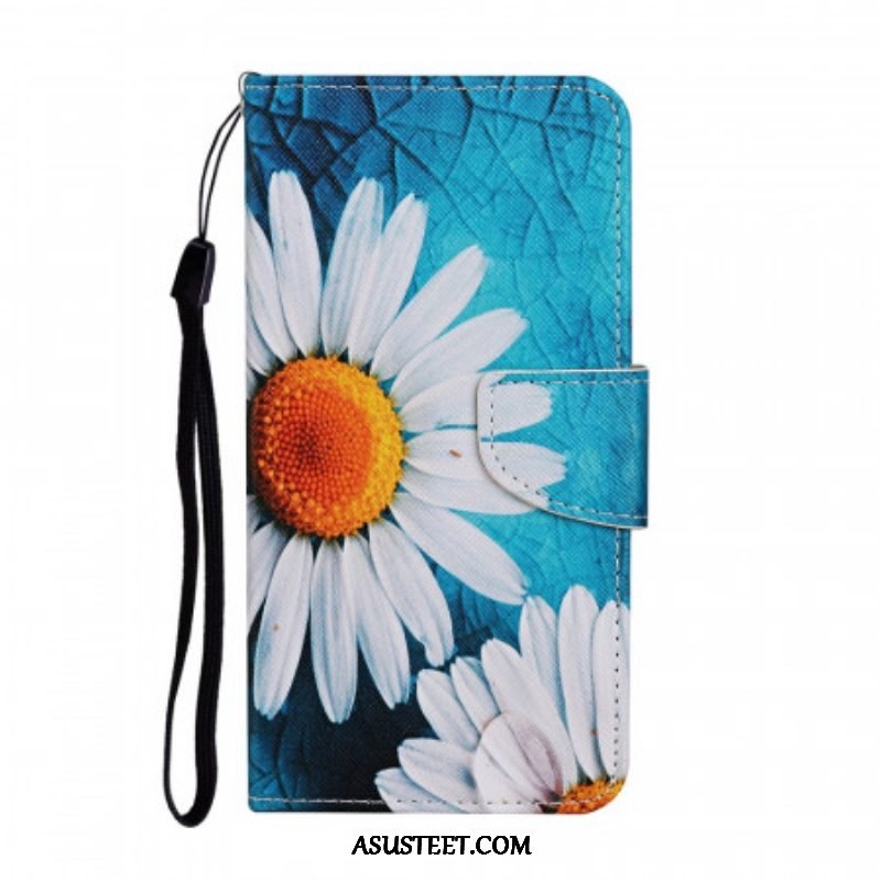 Kotelot Samsung Galaxy S22 Ultra 5G Suojaketju Kuori Thong Daisies