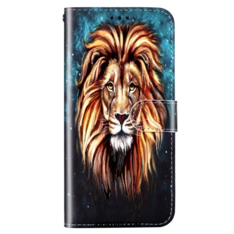 Kotelot Samsung Galaxy S23 Plus 5G Suojaketju Kuori Lanyard Lion