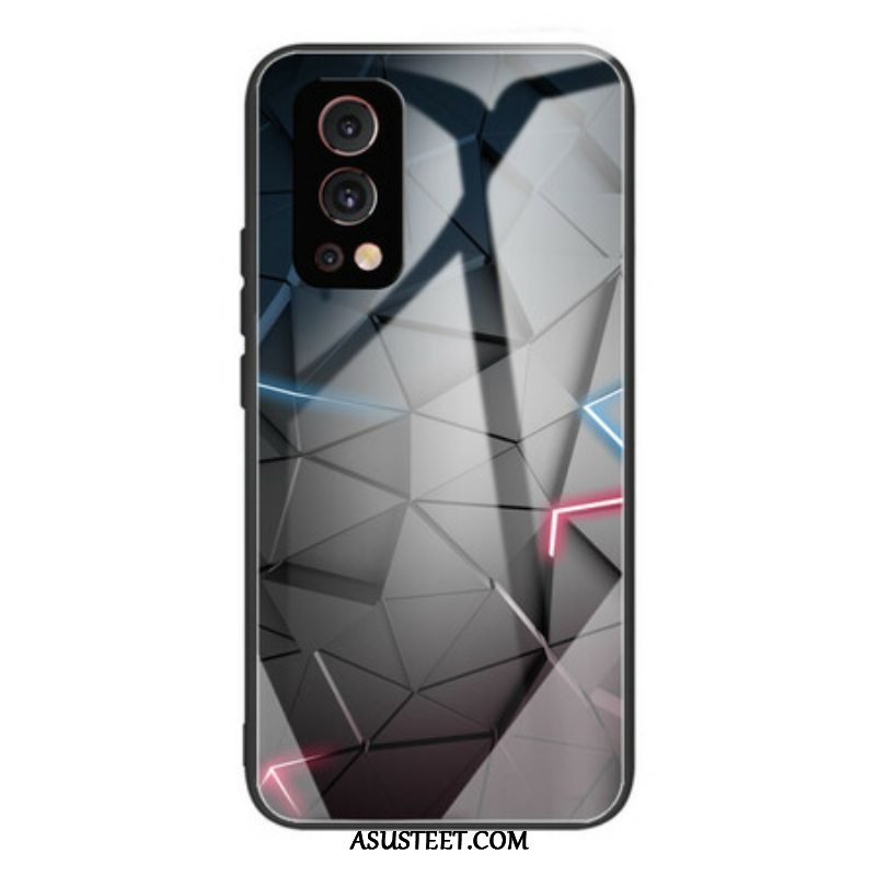 Kuori OnePlus Nord 2 5G Karkaistu Lasi Geometria