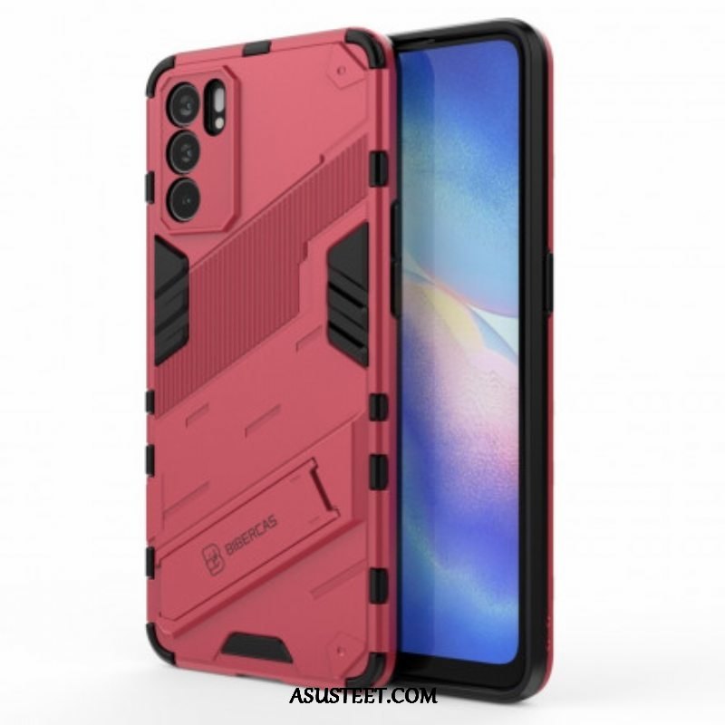 Kuori Oppo Reno 6 5G Hands-free-kaksiasentoinen Irrotettava Teline