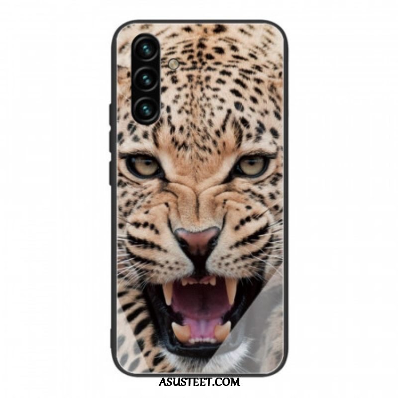 Kuori Samsung Galaxy A13 5G / A04s Leopard Karkaistu Lasi