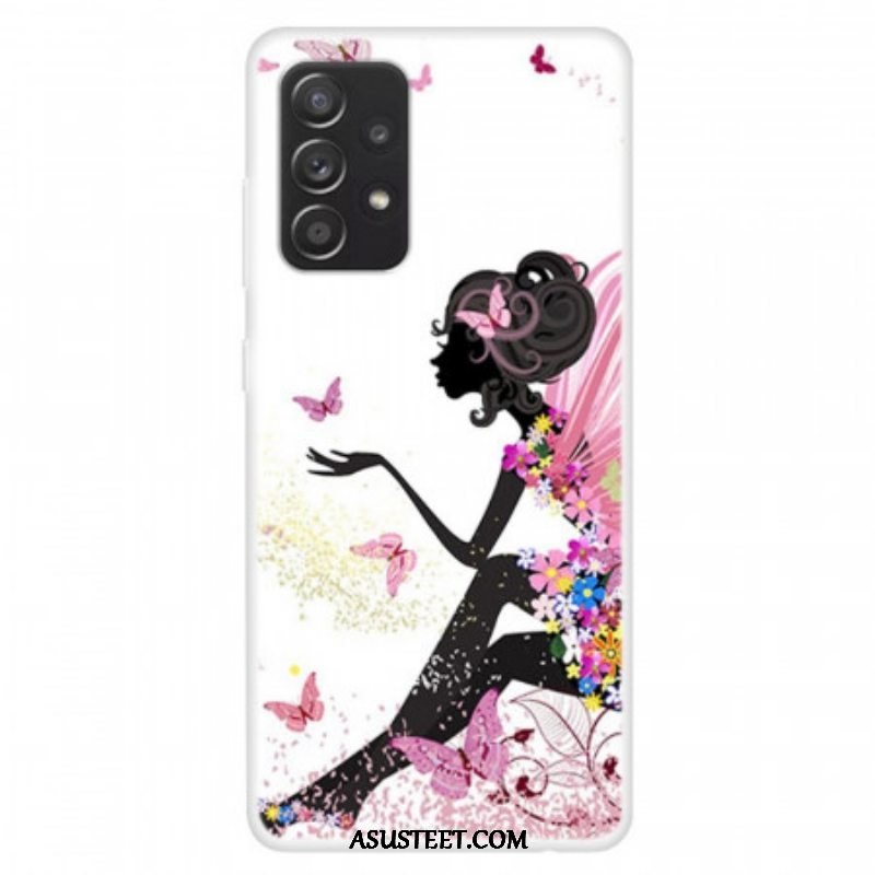 Kuori Samsung Galaxy A13 Butterfly Lady