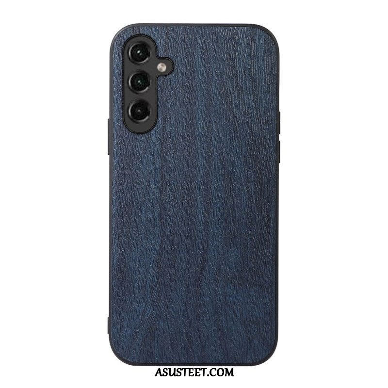 Kuori Samsung Galaxy A14 / A14 5G Faux Leather Wood Effect