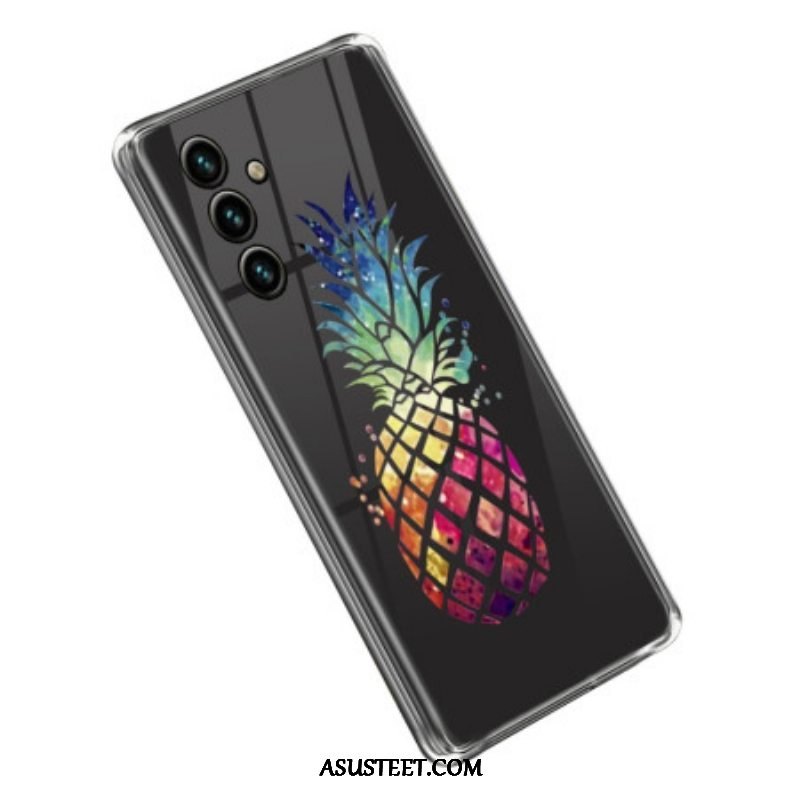 Kuori Samsung Galaxy A14 / A14 5G Läpinäkyvä Ananas