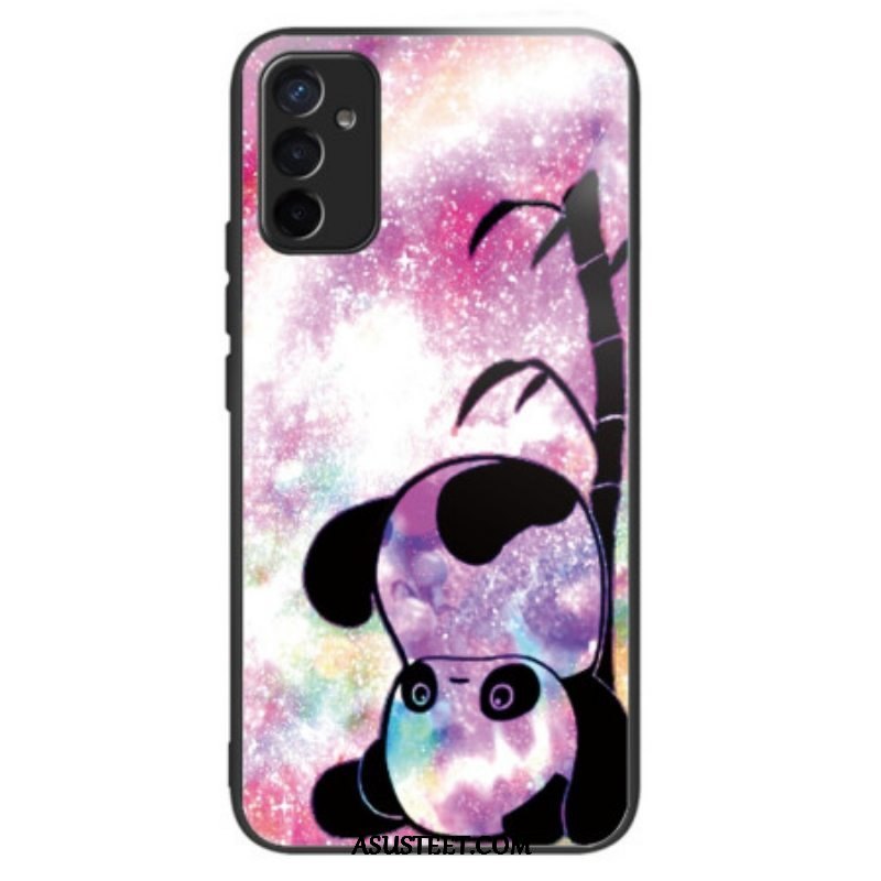 Kuori Samsung Galaxy M13 Panda Karkaistu Lasi