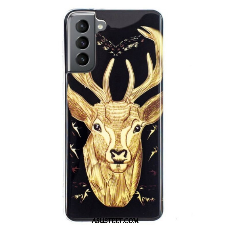 Kuori Samsung Galaxy S21 FE Fluoresoiva Majestic Deer