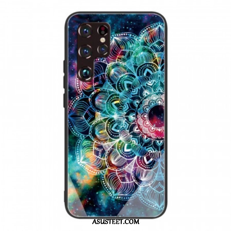 Kuori Samsung Galaxy S22 Ultra 5G Mandala Karkaistu Lasi