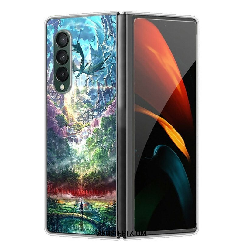 Kuori Samsung Galaxy Z Fold 3 5G Taiteellinen Luonto