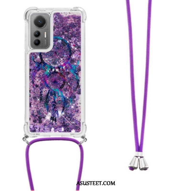 Kuori Xiaomi 12 Lite Kiristysnyörillä Paljetin Kiristysnyöri Dream Catcher